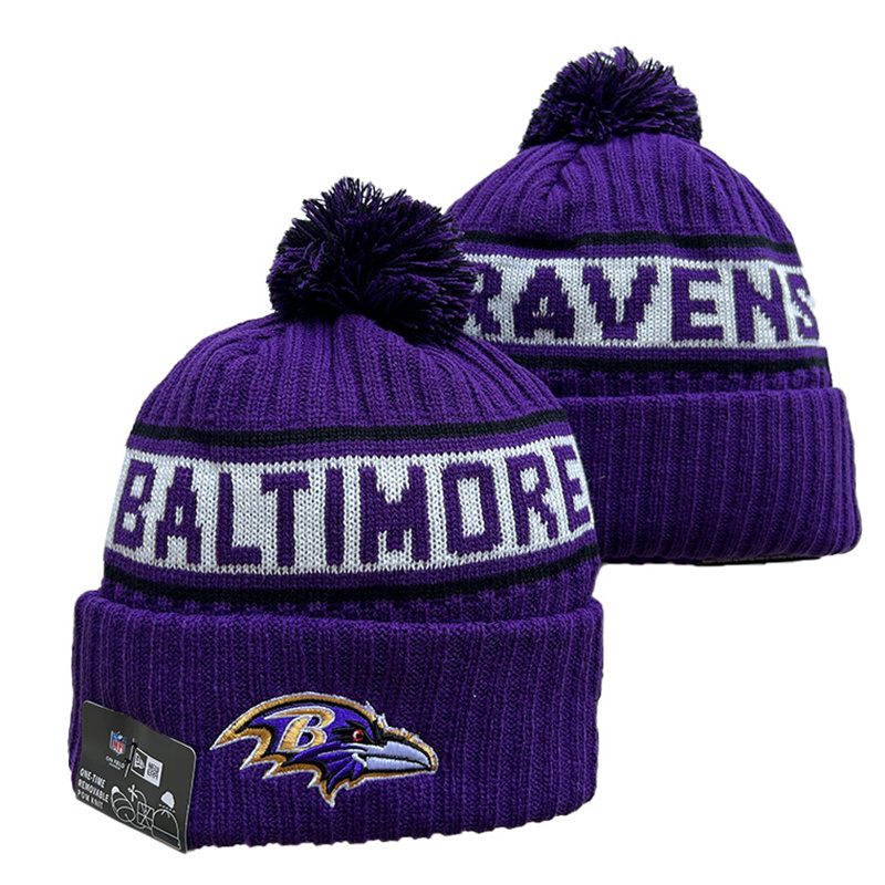 Baltimore Ravens 2024 Knit Hats 010